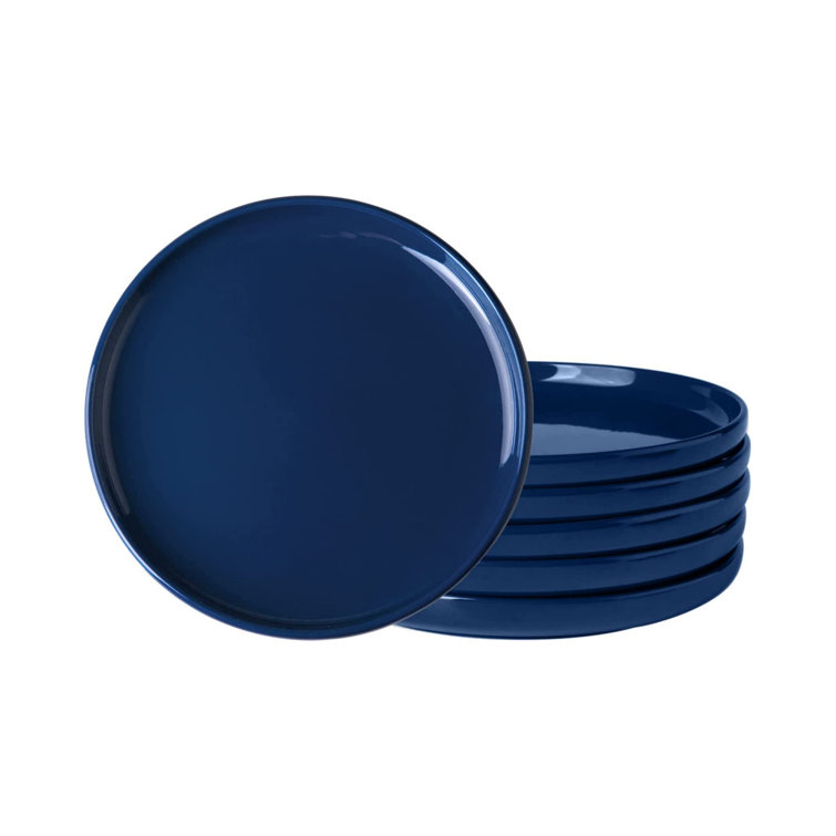 Navy blue dinner plates sale